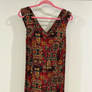 Joni Blair - 14, vintage beachy Aztec dress